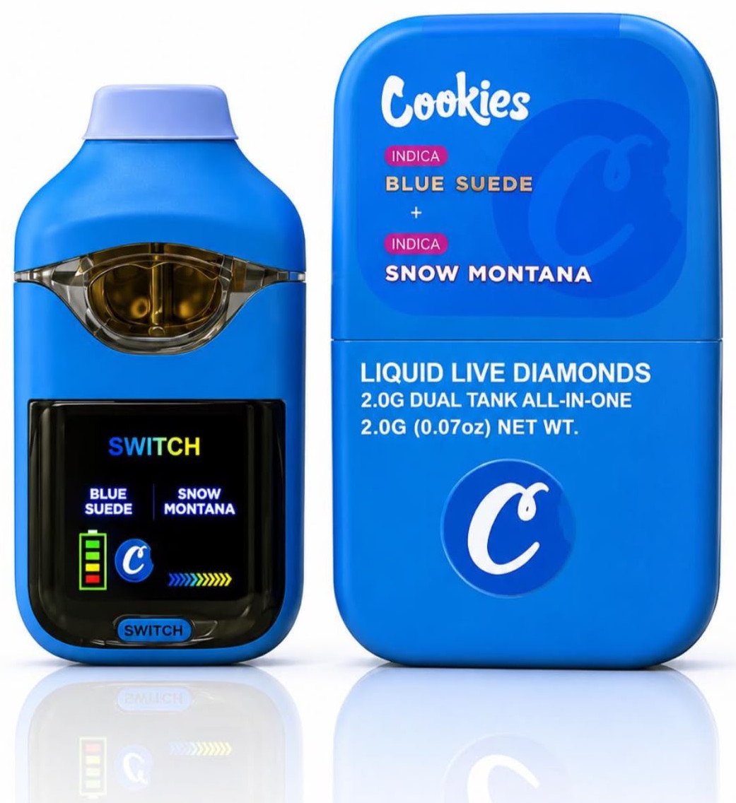 Cookies Dual Tank – Blue Suede + Snow Montana Cookies